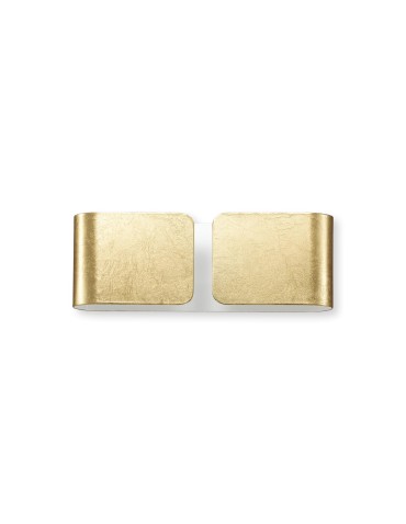 Ideal Lux Lampa Ścienna CLIP AP2 MINI ORO Złoty 091129