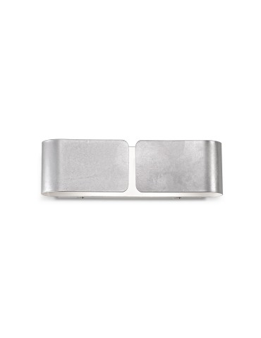 Ideal Lux Lampa Ścienna CLIP AP2 SMALL ARGENTO Srebrny 088273