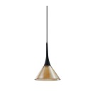 Ideal Lux Lampa Wisząca COCKTAIL LED SP AMBRA Bursztynowy/Czarny 353623
