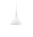 Ideal Lux Lampa Wisząca COCKTAIL SP1 SMALL BIANCO Biały 074337