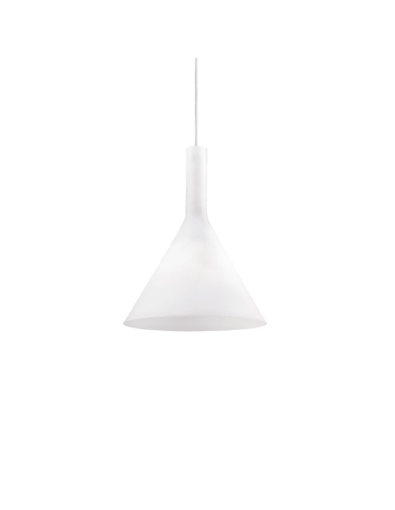 Ideal Lux Lampa Wisząca COCKTAIL SP1 SMALL BIANCO Biały 074337