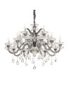 View Ideal Lux Lampa Wisząca COLOSSAL SP15 GRIGIO Szary/Chrom 081526