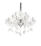 Ideal Lux Lampa Wisząca COLOSSAL SP15 TRASPARENTE Transparentny/Chrom 114170