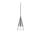 Ideal Lux Lampa Wisząca CONO SP1 NICKEL Nikiel 322803 Ideal Lux Lampa Wisząca CONO SP1 NICKEL Nikiel 322803