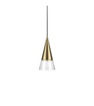 Ideal Lux Lampa Wisząca CONO SP1 OTTONE Mosiądz 321479