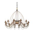 Ideal Lux Lampa Wisząca CORTE SP12 RUGGINE Rdzawy 097671