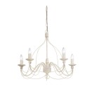 Ideal Lux Lampa Wisząca CORTE SP5 BIANCO Biały 005881