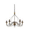 View Ideal Lux Lampa Wisząca CORTE SP5 RUGGINE Rdzawy 057187