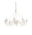 Ideal Lux Lampa Wisząca CORTE SP8 BIANCO Biały 005898