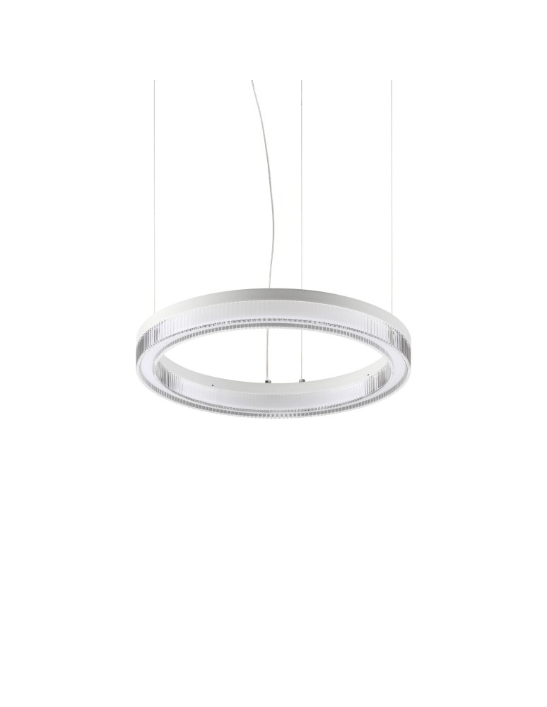 Ideal Lux Lampa Wisząca CROWN SP D40 BIANCO Biały 343402