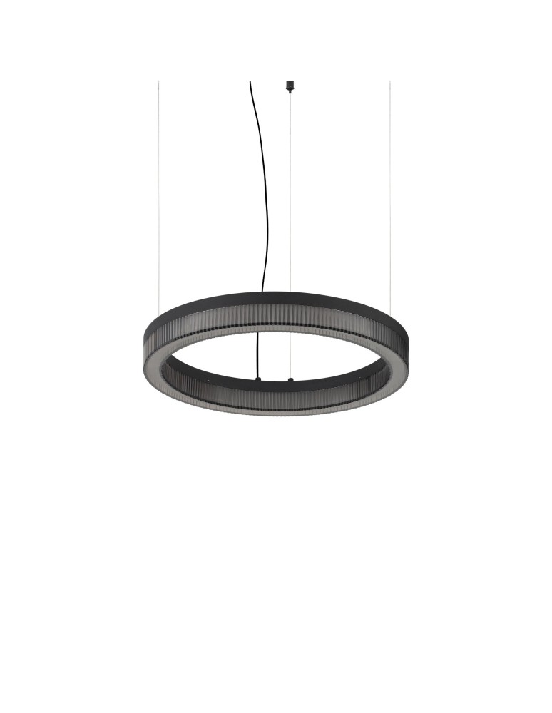 Ideal Lux Lampa Wisząca CROWN SP D40 NERO Czarny 339139