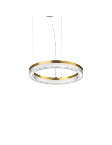 Ideal Lux Lampa Wisząca CROWN SP D40 OTTONE Mosiądz 364964