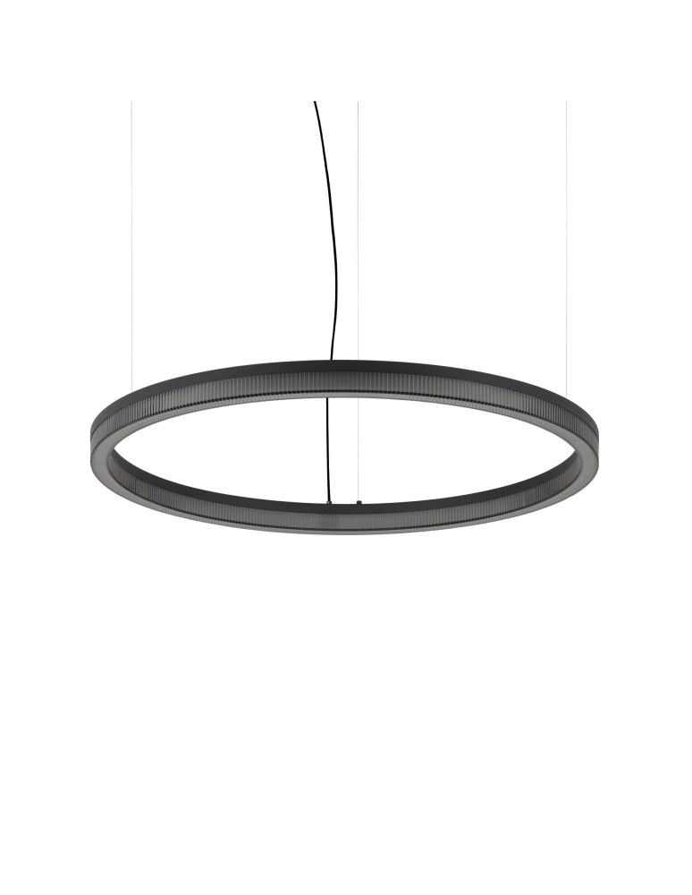 Ideal Lux Lampa Wisząca CROWN SP D80 NERO Czarny 365015
