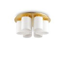 Ideal Lux Lampa Sufitowa DAISY PL6 Złoty 247779 Ideal Lux Lampa Sufitowa DAISY PL6 Złoty 247779
