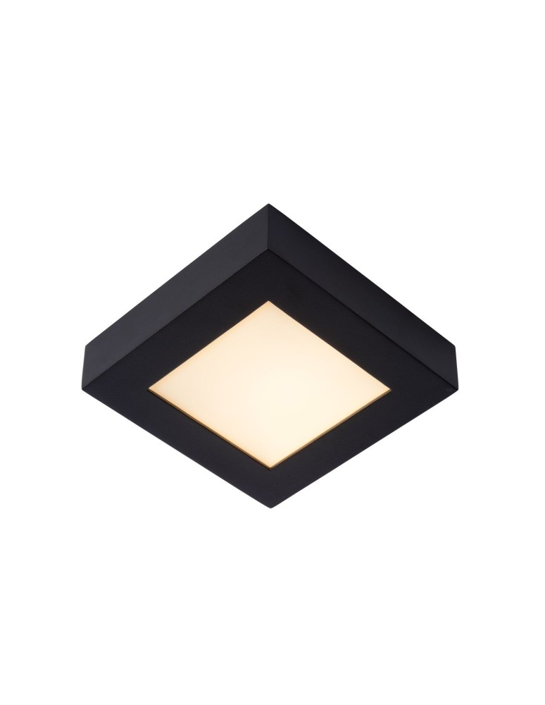 Square plafonds - Lucide BRICE-LED LED Ceiling Black 28117/17/30 - product kolory-swiatla.pl 1