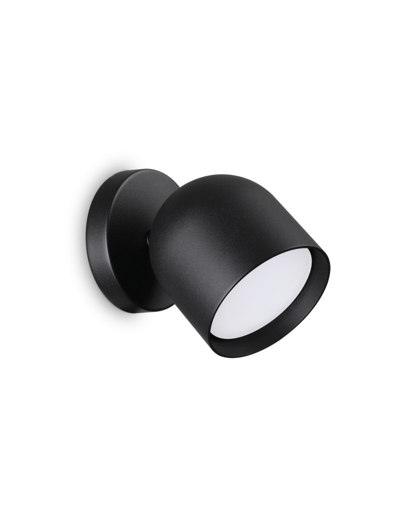 Ideal Lux Lampa Ścienna DODO AP1 NERO Czarny 314099