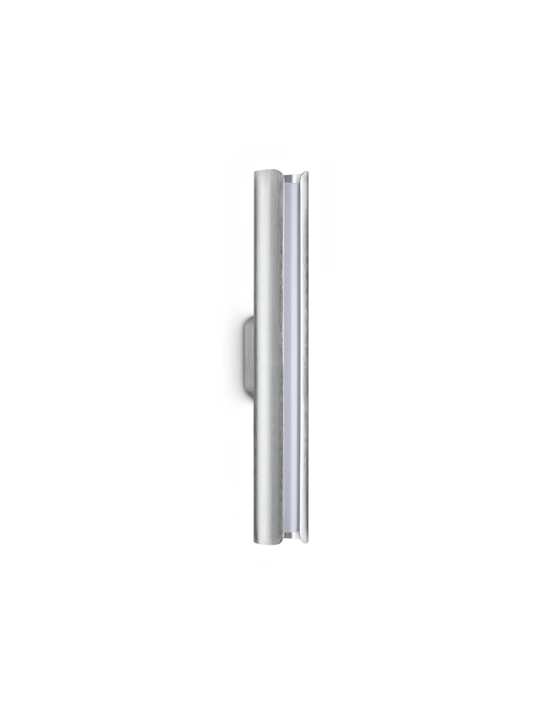 Ideal Lux Lampa Ścienna DORICA AP1 ACCIAIO Stalowy/Stalowy 366326
