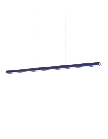 Ideal Lux Lampa Wisząca DORICA SP1 D45 BLU Niebieski 366425