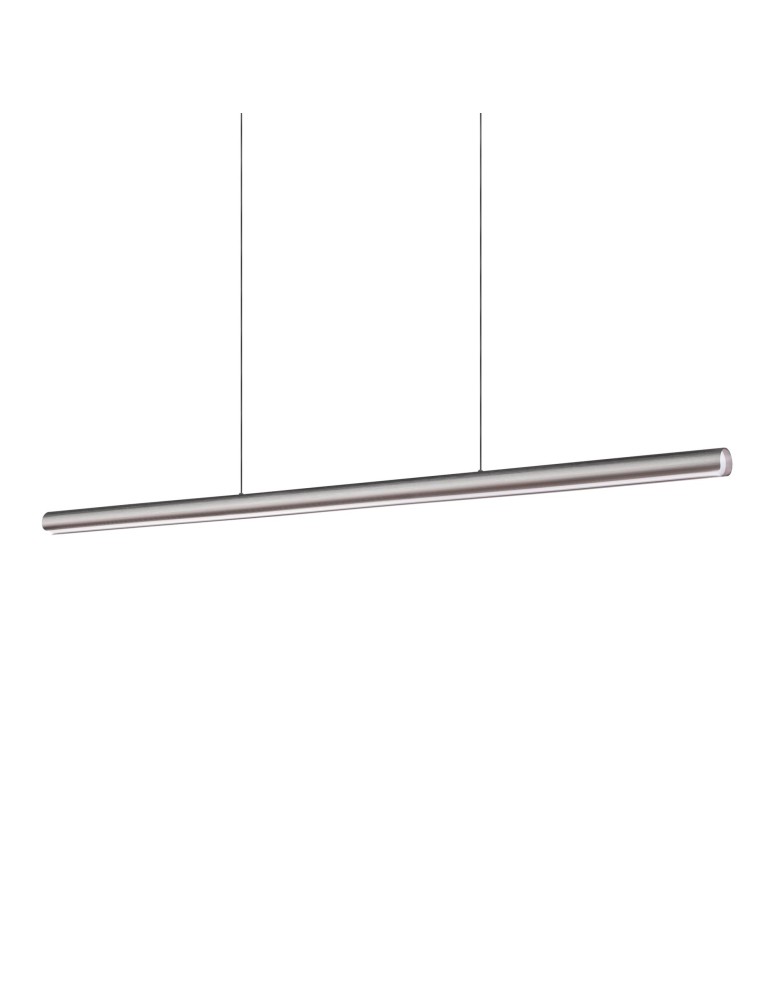 Ideal Lux Lampa Wisząca DORICA SP1 D45 GRIGIO Szary 366463