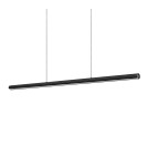 Ideal Lux Lampa Wisząca DORICA SP1 D45 NERO Czarny 366401