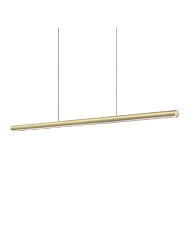 Ideal Lux Lampa Wisząca DORICA SP1 D45 OTTONE Mosiądz 366449