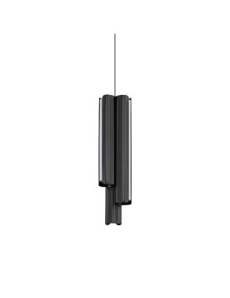 Ideal Lux Lampa Wisząca DORICA SP3 D90 NERO Czarny 366487