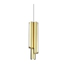 Ideal Lux Lampa Wisząca DORICA SP3 D90 OTTONE Mosiądz 366494 Ideal Lux Lampa Wisząca DORICA SP3 D90 OTTONE Mosiądz 366494