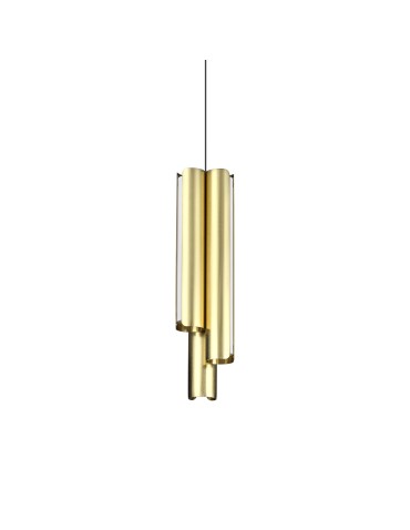 Ideal Lux Lampa Wisząca DORICA SP3 D90 OTTONE Mosiądz 366494