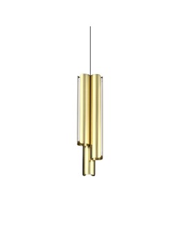 Ideal Lux Lampa Wisząca DORICA SP3 D90 OTTONE Mosiądz 366494