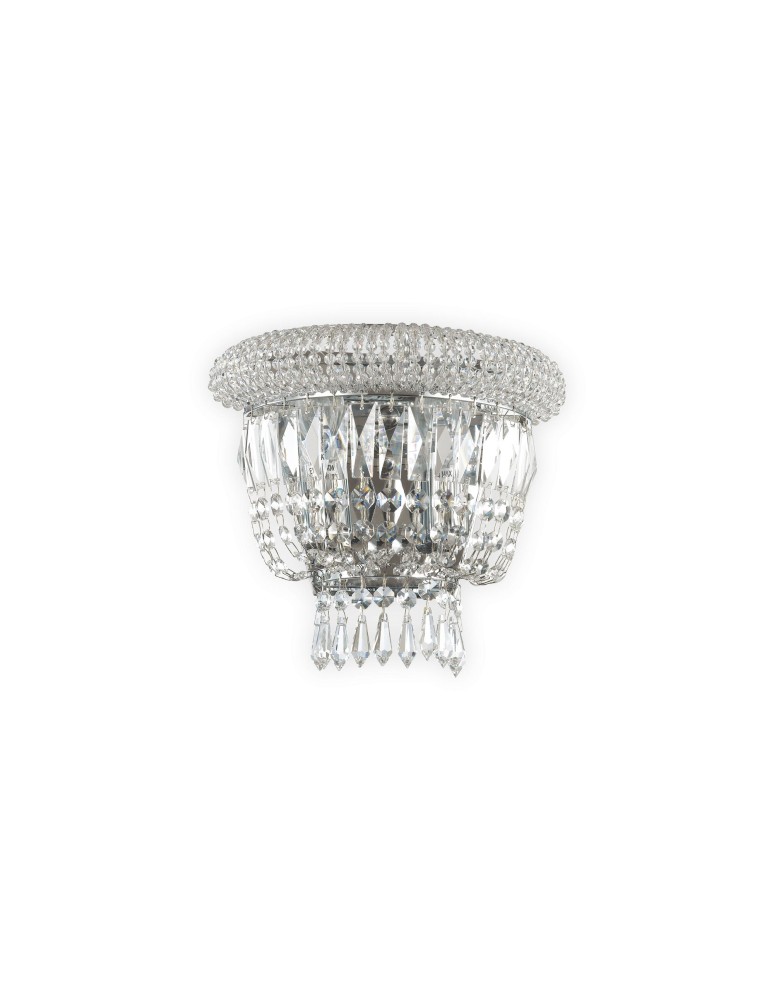 Ideal Lux Lampa Ścienna DUBAI AP2 CROMO Chrom 207155 Ideal Lux Lampa Ścienna DUBAI AP2 CROMO Chrom 207155