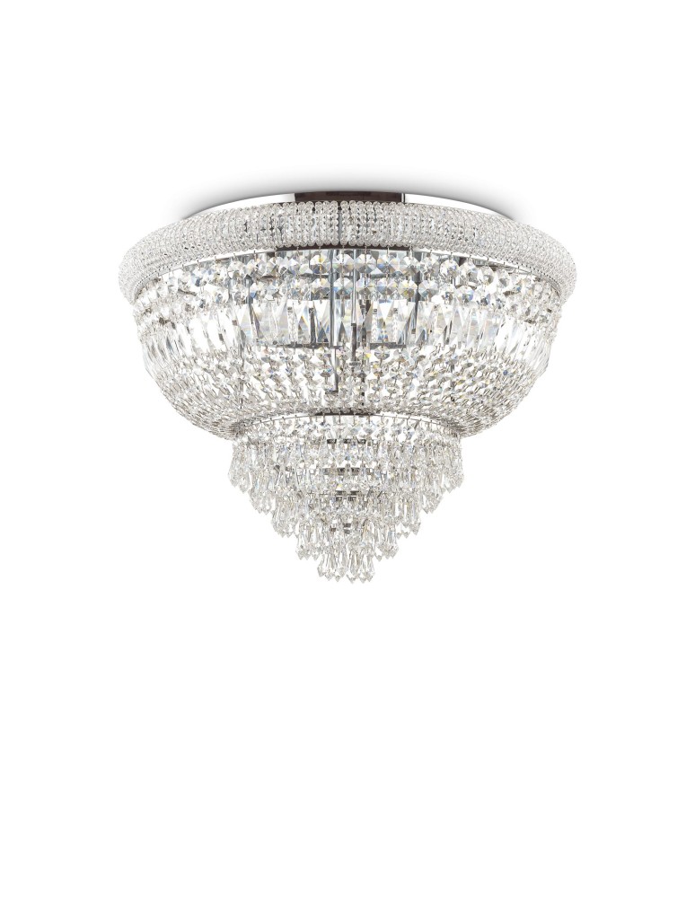 Ideal Lux Lampa Sufitowa DUBAI PL24 CROMO Chrom 243566