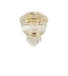 Ideal Lux Lampa Sufitowa DUBAI PL3 OTTONE Mosiądz 200996