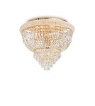 Ideal Lux Lampa Sufitowa DUBAI PL6 OTTONE Mosiądz 201016