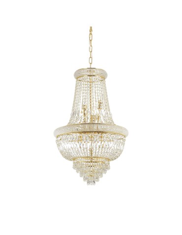 Ideal Lux Lampa Wisząca DUBAI SP10 OTTONE Mosiądz 207216