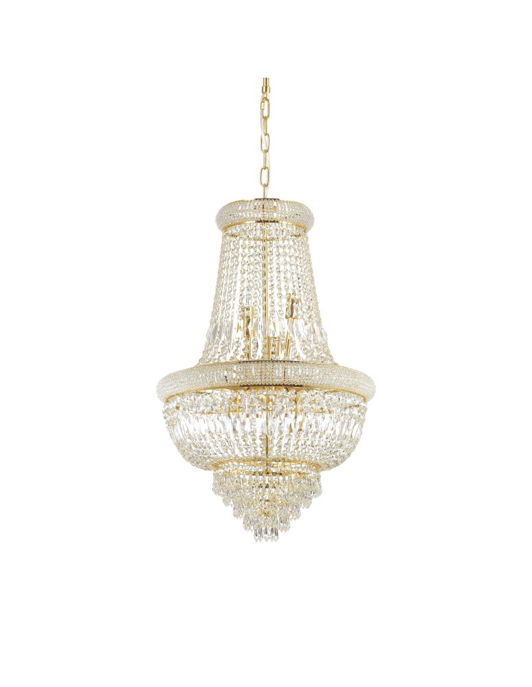 Ideal Lux Lampa Wisząca DUBAI SP10 OTTONE Mosiądz 207216