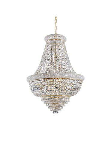 Ideal Lux Lampa Wisząca DUBAI SP24 OTTONE Mosiądz 243528