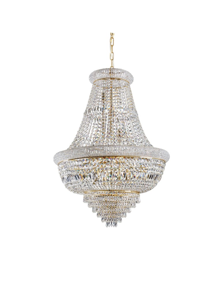 Ideal Lux Lampa Wisząca DUBAI SP24 OTTONE Mosiądz 243528