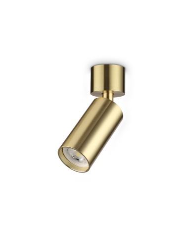 Ideal Lux Lampa Ścienna DYNAMITE AP1 MINI ROUND OTTONE Mosiądz 347653