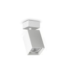 Ideal Lux Lampa Ścienna DYNAMITE AP1 SQUARE BIANCO Biały 371160