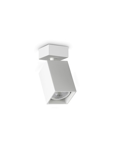 Ideal Lux Lampa Ścienna DYNAMITE AP1 SQUARE BIANCO Biały 371160