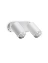 Ideal Lux Lampa Ścienna DYNAMITE AP2 ROUND BIANCO Biały 367378