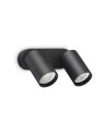 View Ideal Lux Lampa Ścienna DYNAMITE AP2 ROUND NERO Czarny 367385