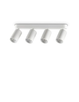 Ideal Lux Lampa Sufitowa DYNAMITE PL4 LINEAR ROUND BIANCO Biały 371337