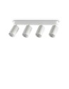 View Ideal Lux Lampa Sufitowa DYNAMITE PL4 LINEAR ROUND BIANCO Biały 371337