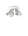 View Ideal Lux Lampa Sufitowa DYNAMITE PL4 SQUARE BIANCO Biały 367446