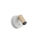 Ideal Lux Lampa Ścienna ELF AP ORO+BIANCO Biały/Złoty 347493 Ideal Lux Lampa Ścienna ELF AP ORO+BIANCO Biały/Złoty 347493