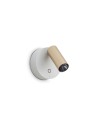 Zobacz Ideal Lux Lampa Ścienna ELF AP ORO+BIANCO Biały/Złoty 347493