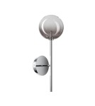 Ideal Lux Lampa Ścienna EQUINOXE AP1 FUME' SFUMATO Chrom 345338