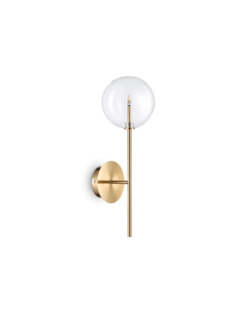 Ideal Lux Lampa Ścienna EQUINOXE AP1 OTTONE Mosiądz 200149 Ideal Lux Lampa Ścienna EQUINOXE AP1 OTTONE Mosiądz 200149