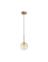Zobacz Ideal Lux Lampa Wisząca EQUINOXE SP1 D15 AMBRA SFUMATO Chrom 345345